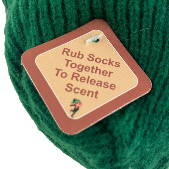Aromasoles Very Merry Elf Socks Mint & Shea Butter Infused Green Christmas OS - Picture 7 of 7